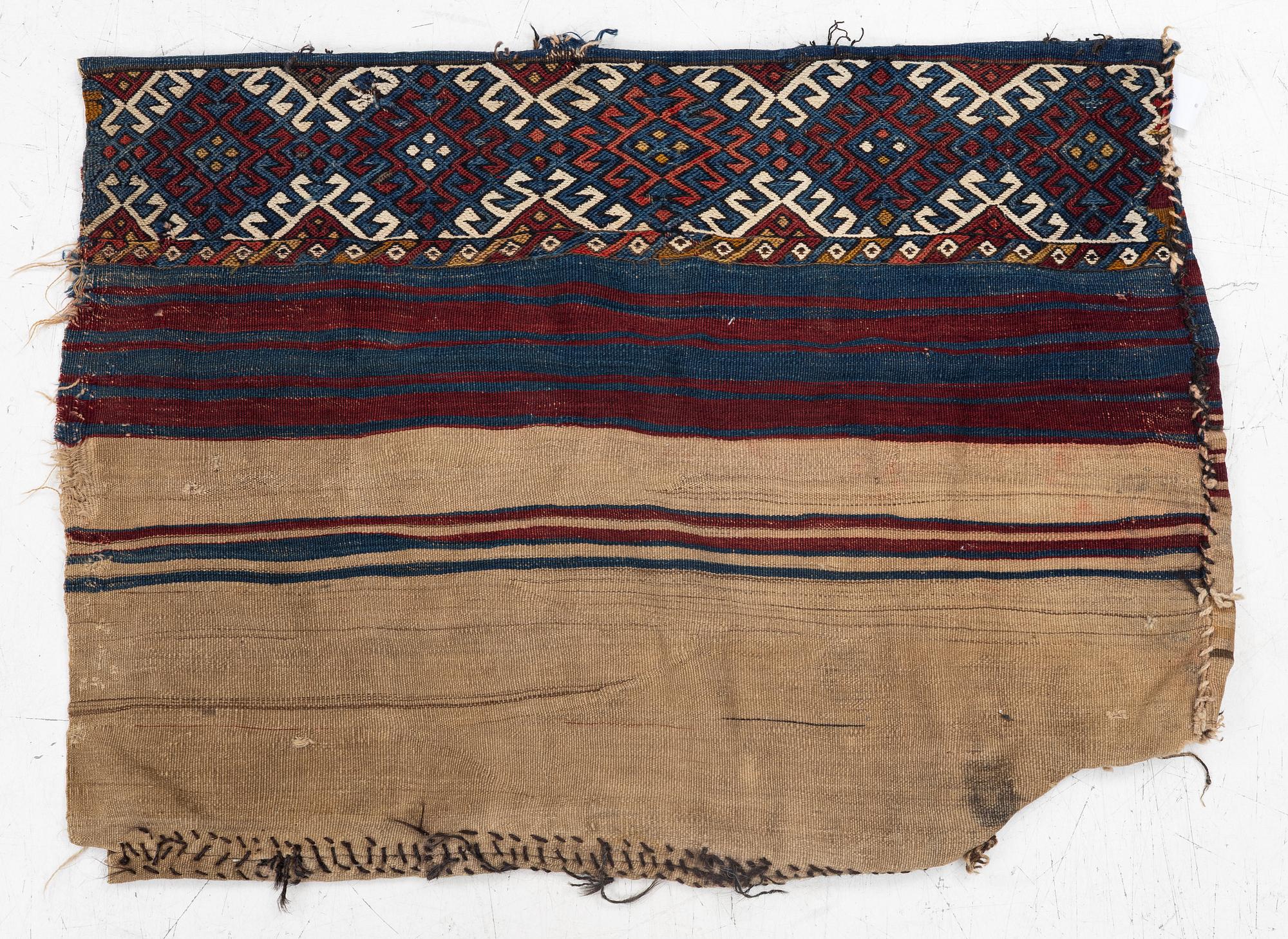 An antique soumak 'Bagface', ca 115 x 81 cm, Probably Cappadocia.