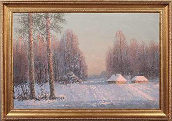 WIKTOR KORECKI, olja på duk, signerad.