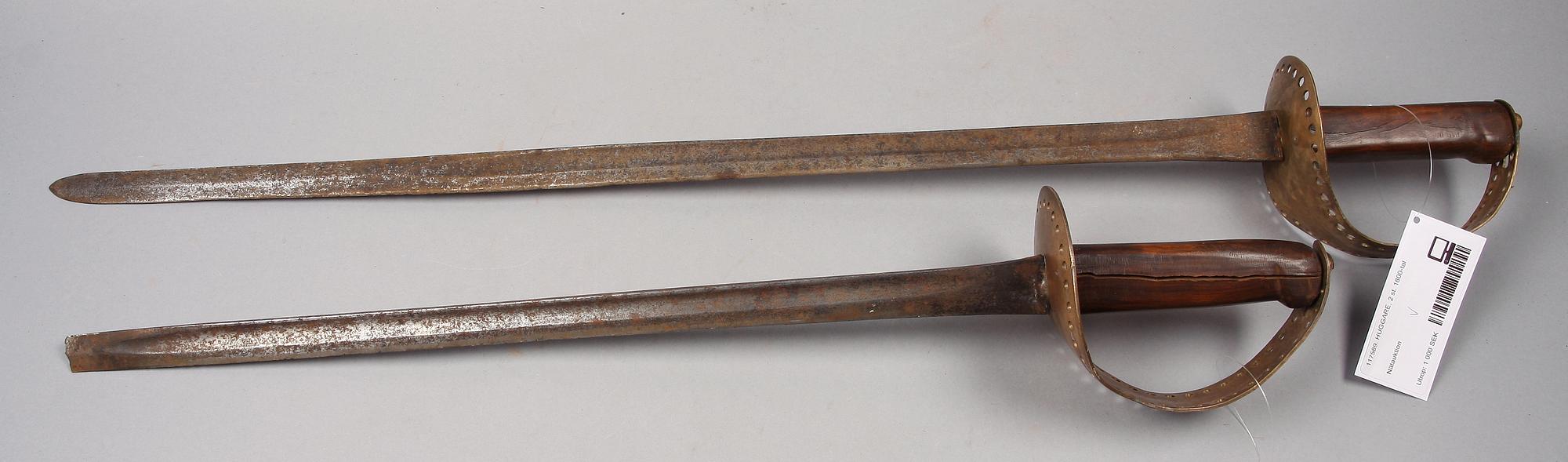 HUGGARE, 2 st, 1800-tal.