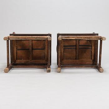 Nojatuolipari. Kiina, myöhäinen Qing-dynastia (1664-1912).