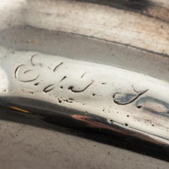 Two swedish silver boxes, 18-19th century.