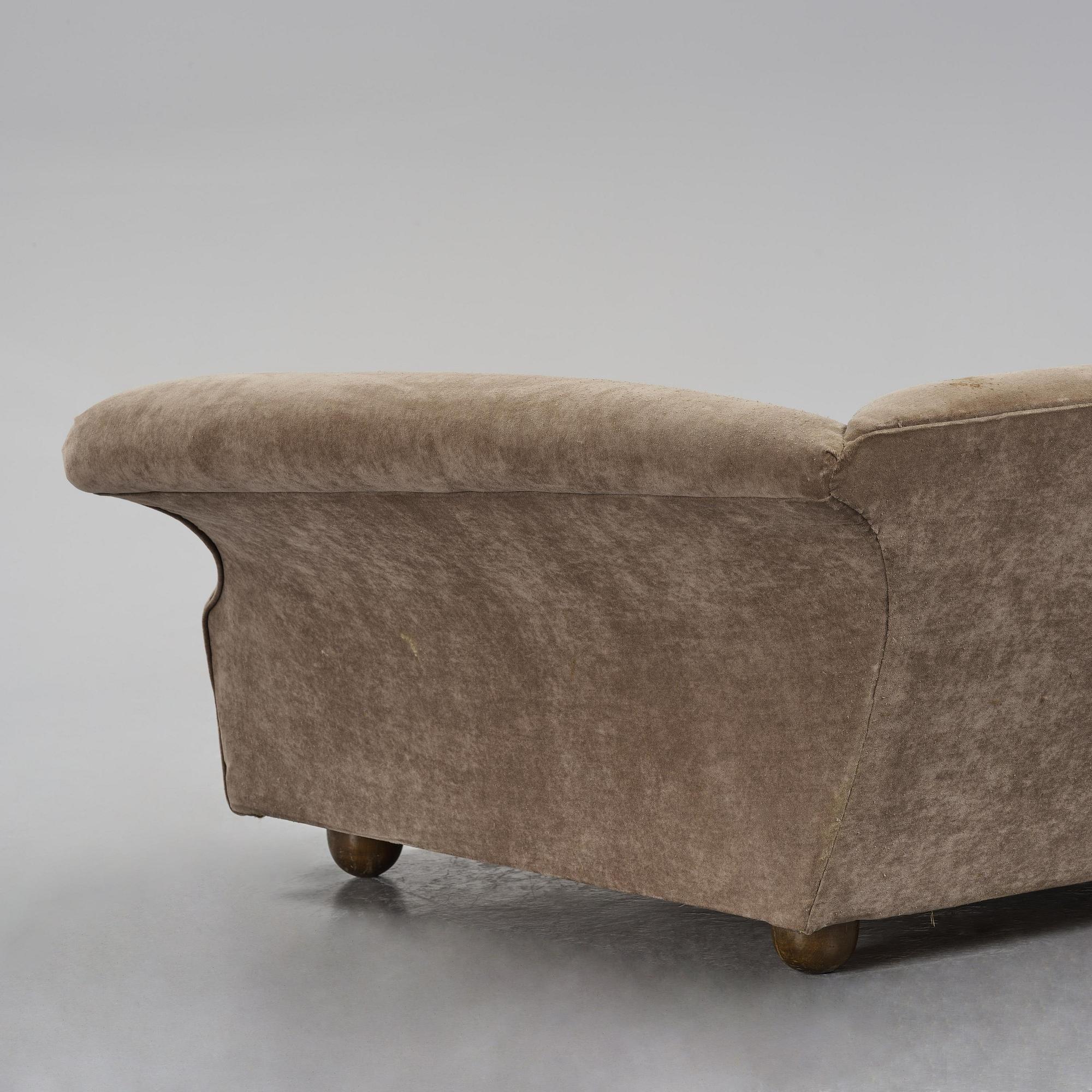 Josef Frank, soffa, "Liljevalchssoffan", Firma Svenskt Tenn, sannolikt 1940-tal.