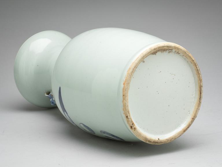 GOLVVAS, porslin, Kina, omkring 18/1900.