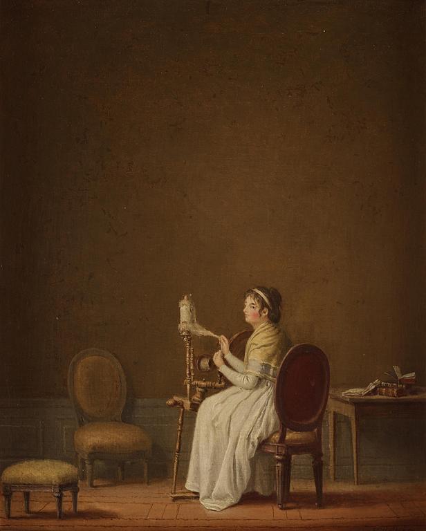 Pehr Hilleström, "Spinnerska".