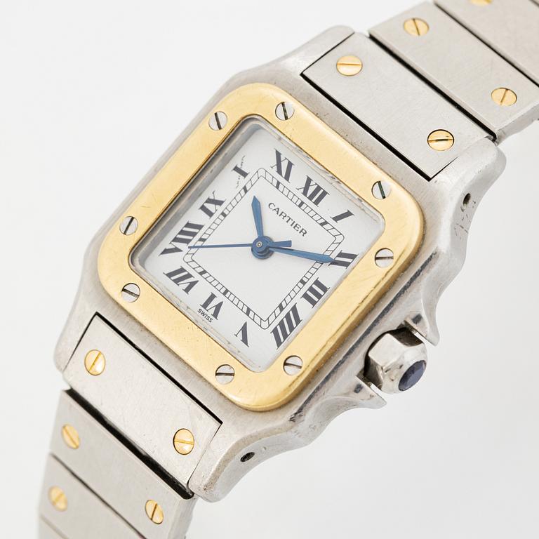 Cartier, Santos, "Spider Dial", armbandsur, 24 x 24 (35) mm.