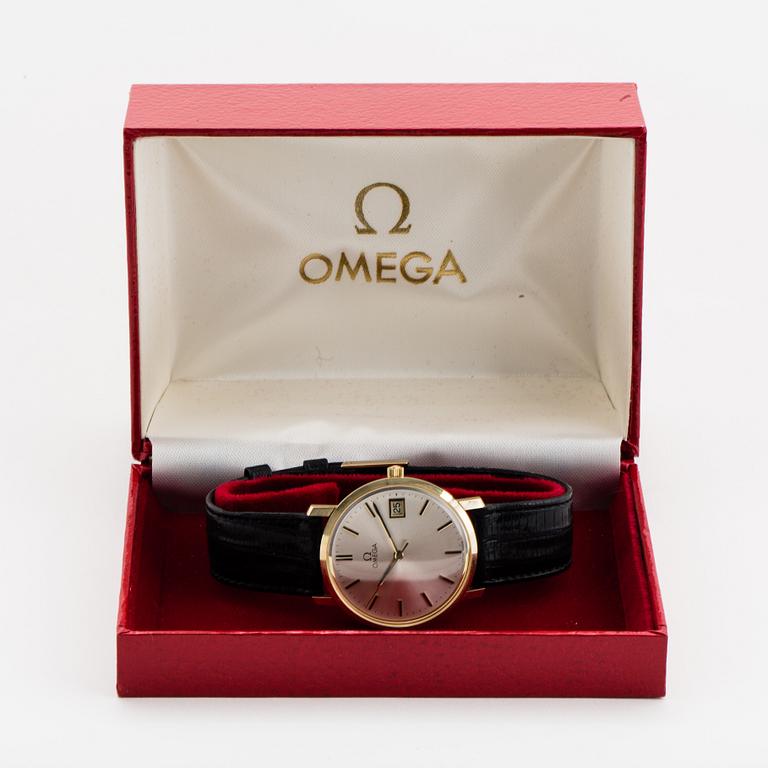 Omega, wristwatch, 34 mm.