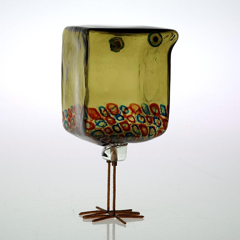 ALESSANDRO PIANON, fågel, "Pulcino", Vistosi, Italien 1960-tal, modell S191.