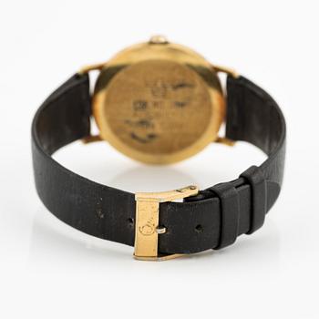 Certina, wristwatch, 18K gold, 34 mm.