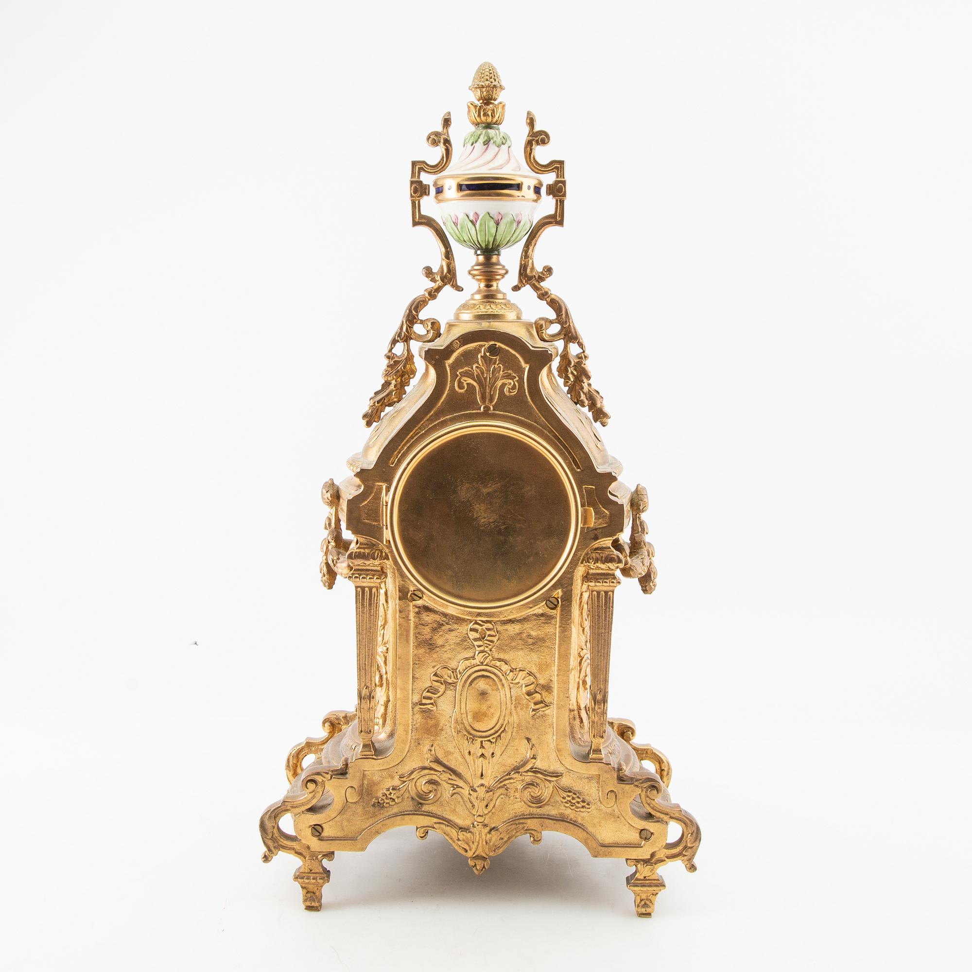 Table clock Louis XVI style first half of the 20th century.