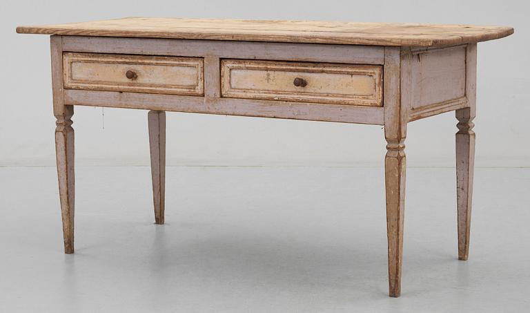 SKRIVBORD / BAKBORD, gustavianskt 1700-tal.