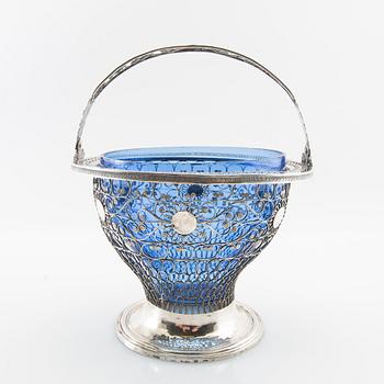 Bowl, Johan Martin Schott, Frankfurt am Main, (active 1815-1822), possibly, filigree work silver.