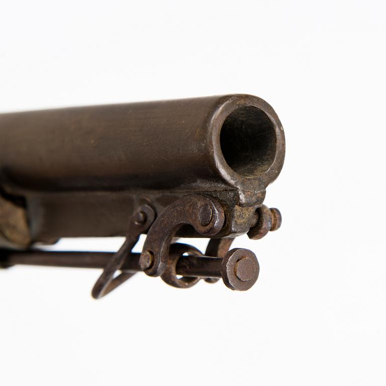 CAPLOCK PISTOL, 19th century.