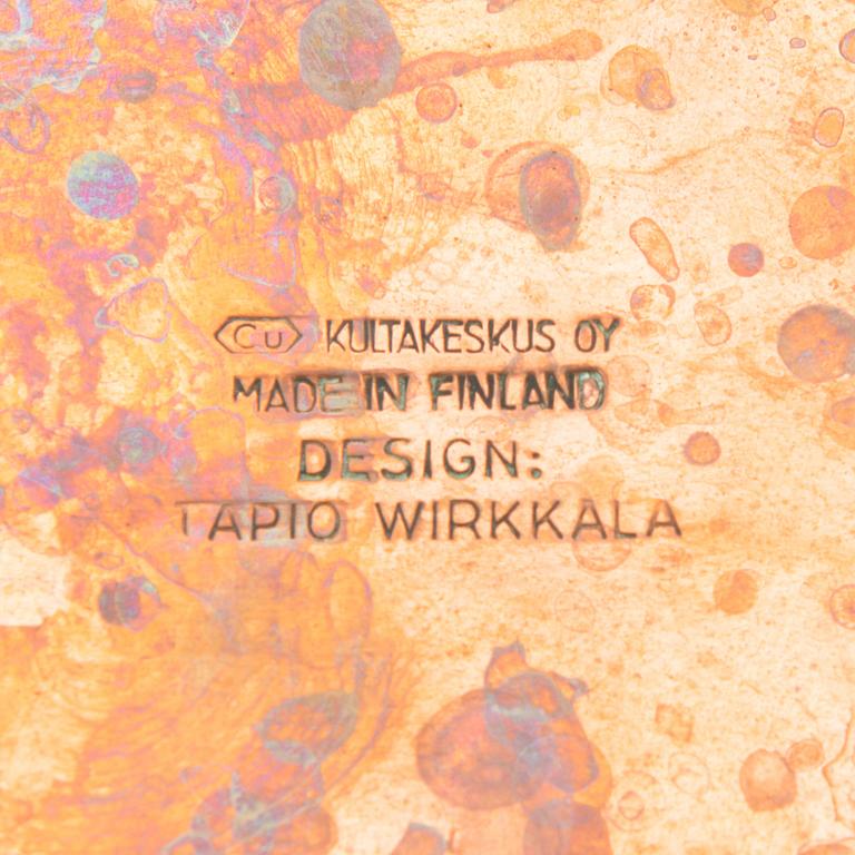 TAPIO WIRKKALA, KAHVIKANNU JA KERMAKKOJA 2 KPL. Leimatut Tapio Wirkkala, Hopeakeskus Oy. 1900-luvun loppupuoli.