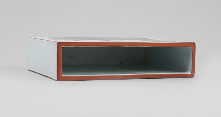 VAS, fajans, "Karneval", Stig Lindberg, Gustavsberg Studiohand, 1958-1962.