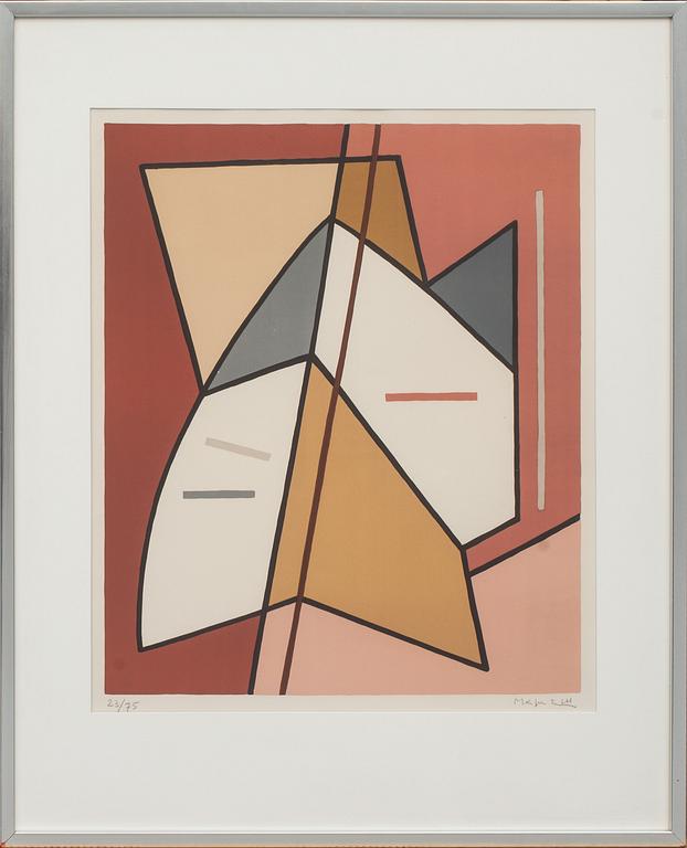 ALBERTO MAGNELLI, färglitografi.