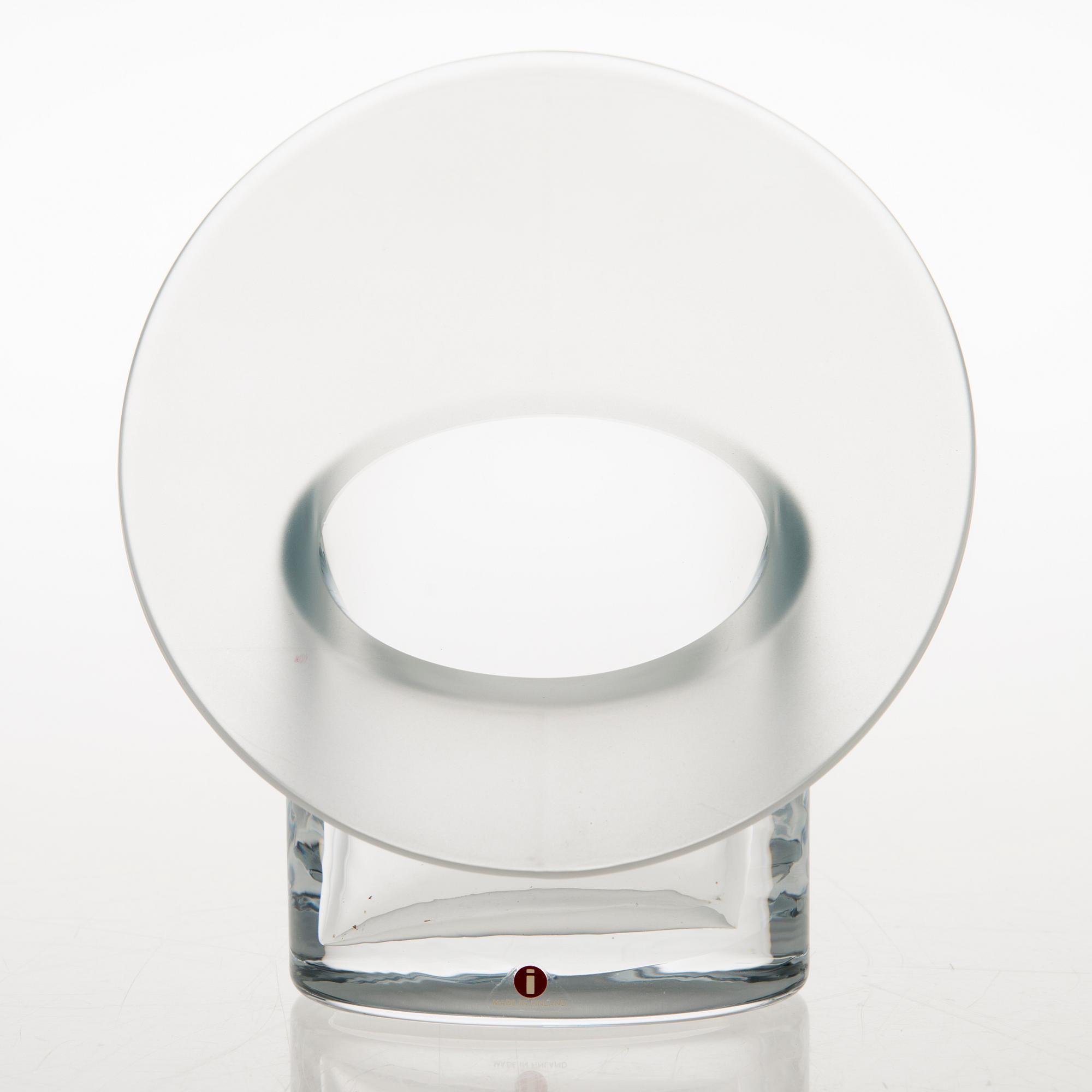 TIMO SARPANEVA, A Marcel Glass Vase, signed Timo Sarpaneva Iittala 1993.