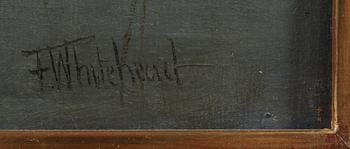 FREDERICK WHITEHEAD, tillskriven, olja på duk, sign. 1800/1900-tal.