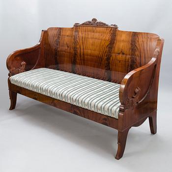 SOFFA, biedermeier, Ryssland 1800-talets mitt/senare hälft.