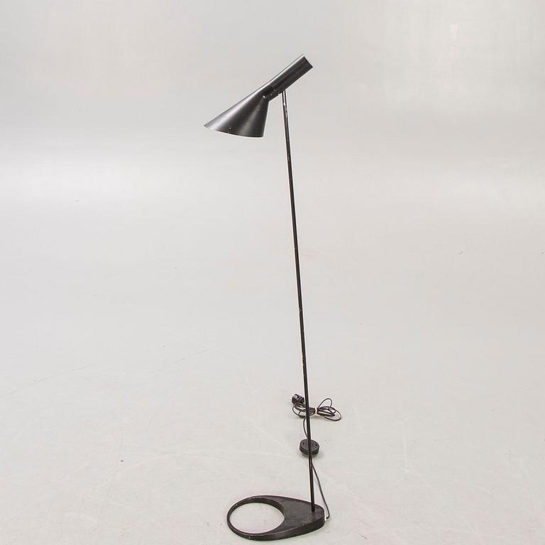 An Arne Jacobsen AJ floor lamp for Louis Poulsen denmark later part of the 20th century.