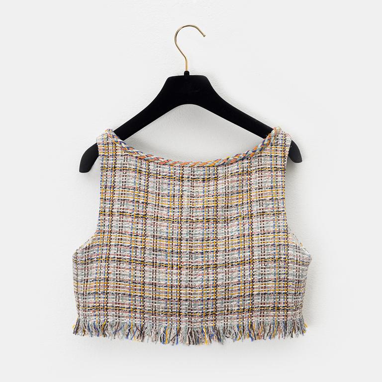 Chanel, topp/väst, storlek 34.