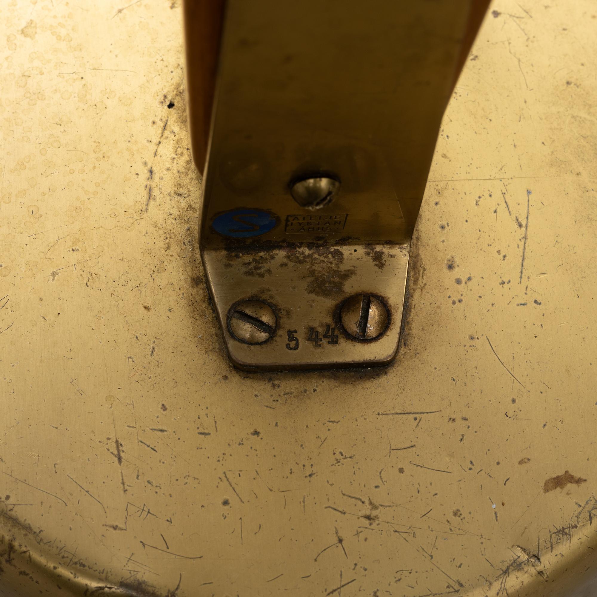 Hans Bergström, golvlampa, modell "544", ateljé Lyktan, Åhus, 1940-50-tal.