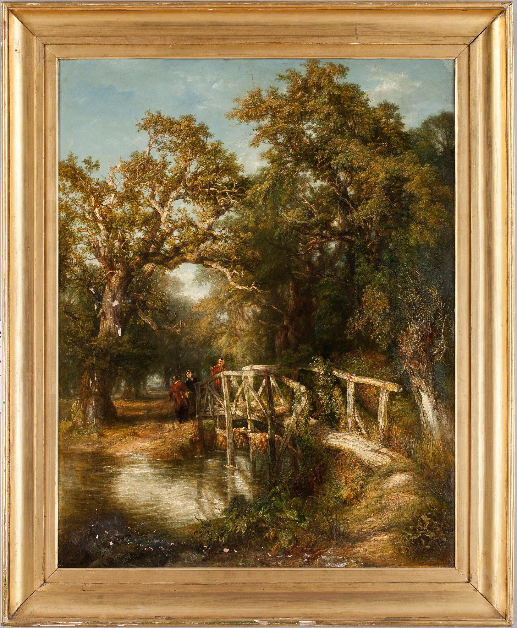 MARGARET NASMYTH, olja på duk, sign och dat 1851.