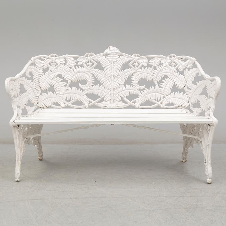 SOFFA, 2 FÅTÖLJER, "Ormbunke", Melins Anderstorp, 1900-talets andra hälft.