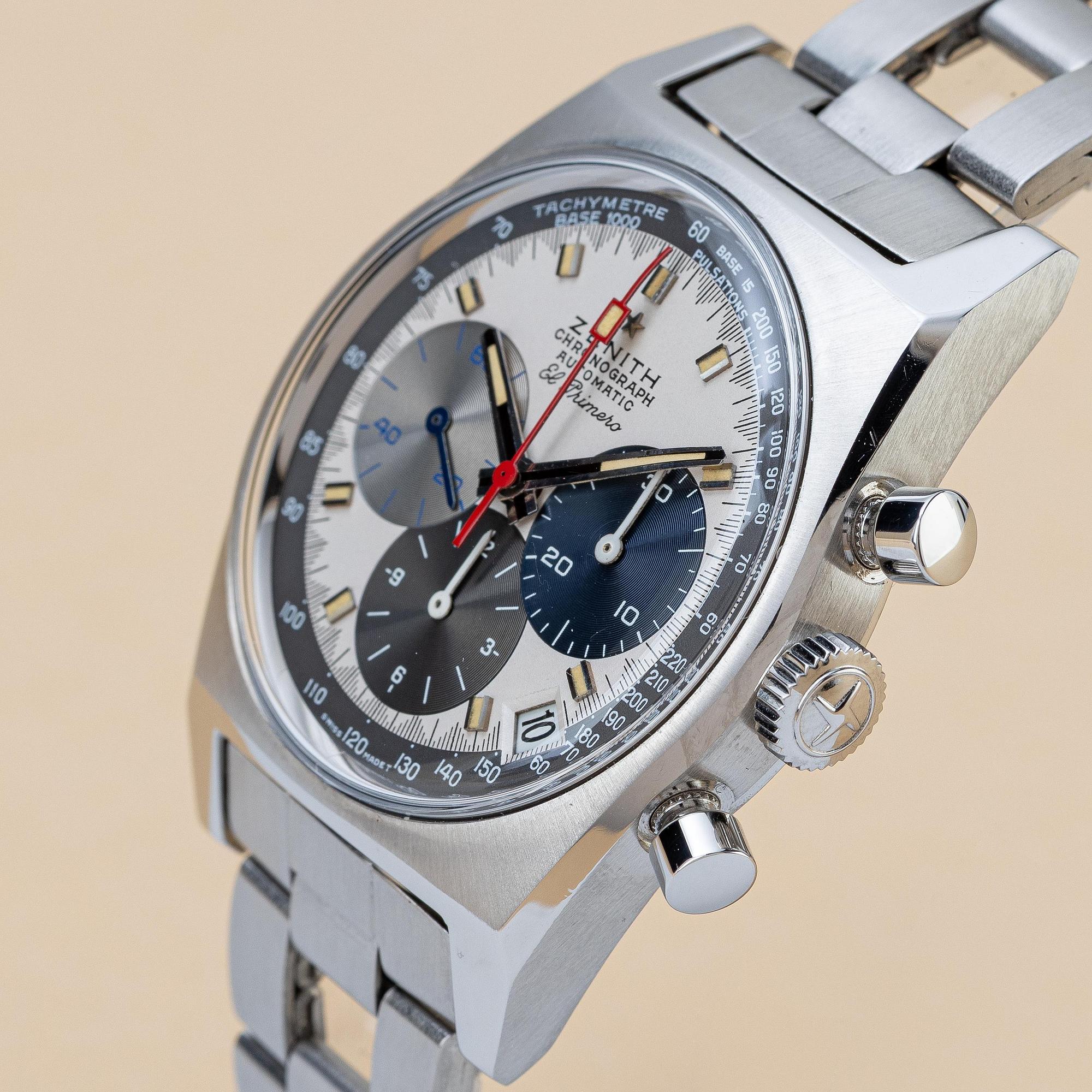 Zenith, El Primero, "Gay Frères Ladder Bracelet", ca 1971.