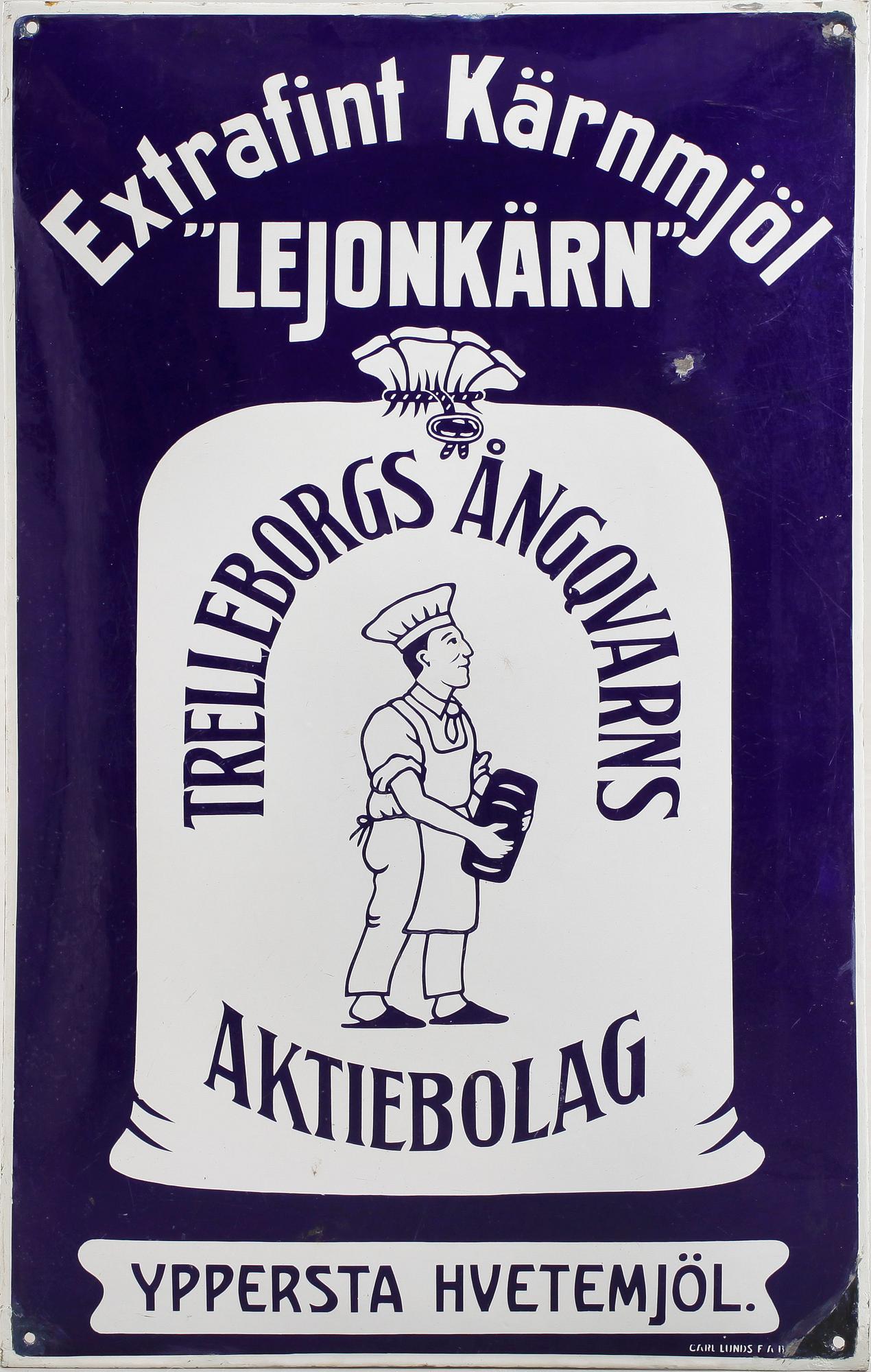 REKLAMSKYLT, Sverige, omkring 1910.