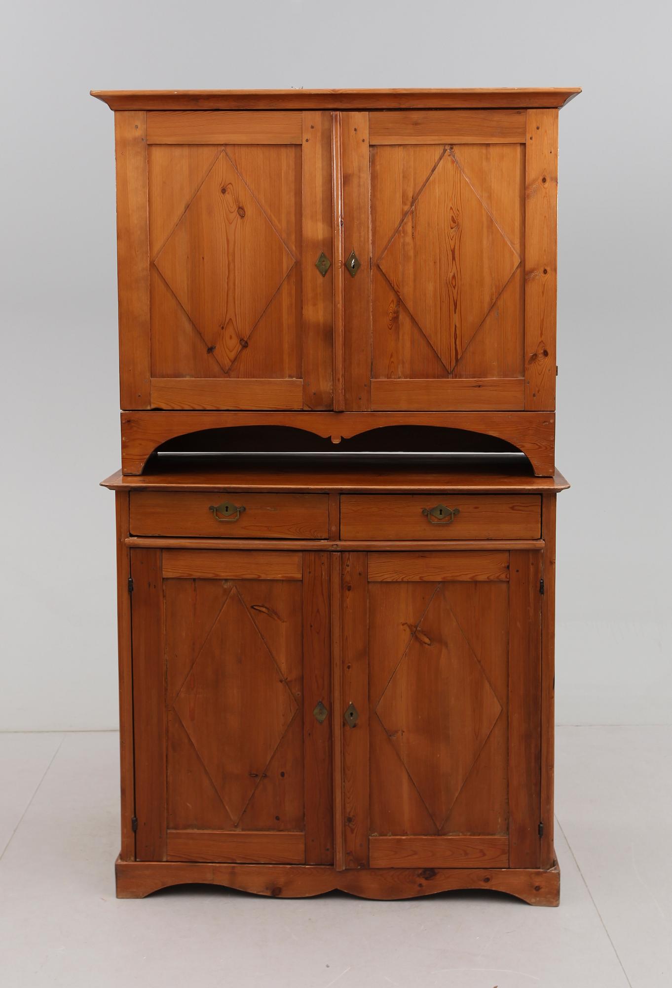 SKÅP, allmoge, 1800-talets mitt.