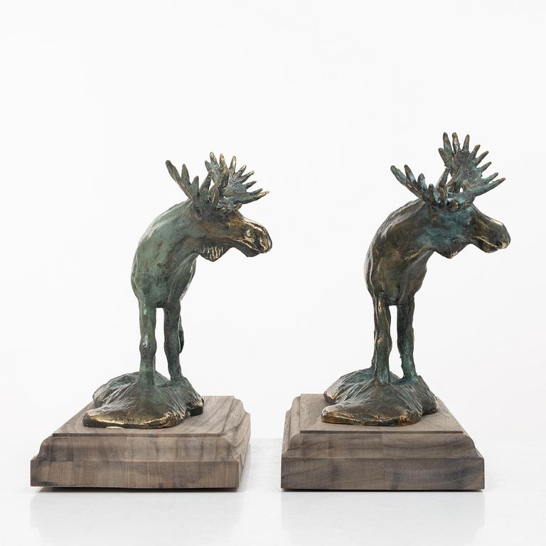 Torbjörn Forsberg, Moose bulls, 2 pcs.