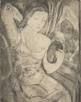 Aimo Bach, 'Naine peegliga'.