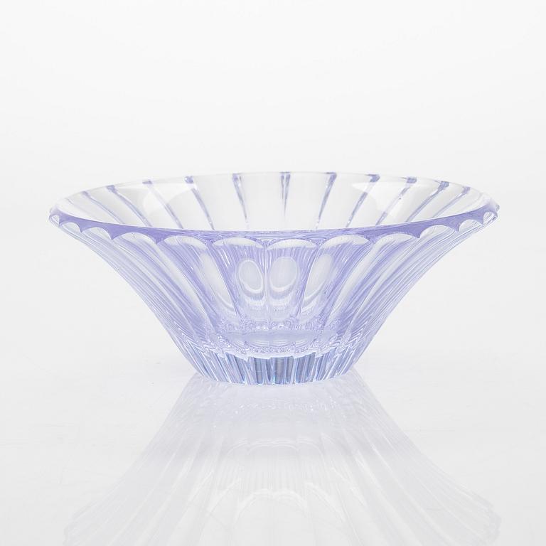 Helena Tynell, a 'Riihimäen Lasi 50  1910-1960' bowl, signed Helena Tynell Riihimäen Lasi Oy, 1960.