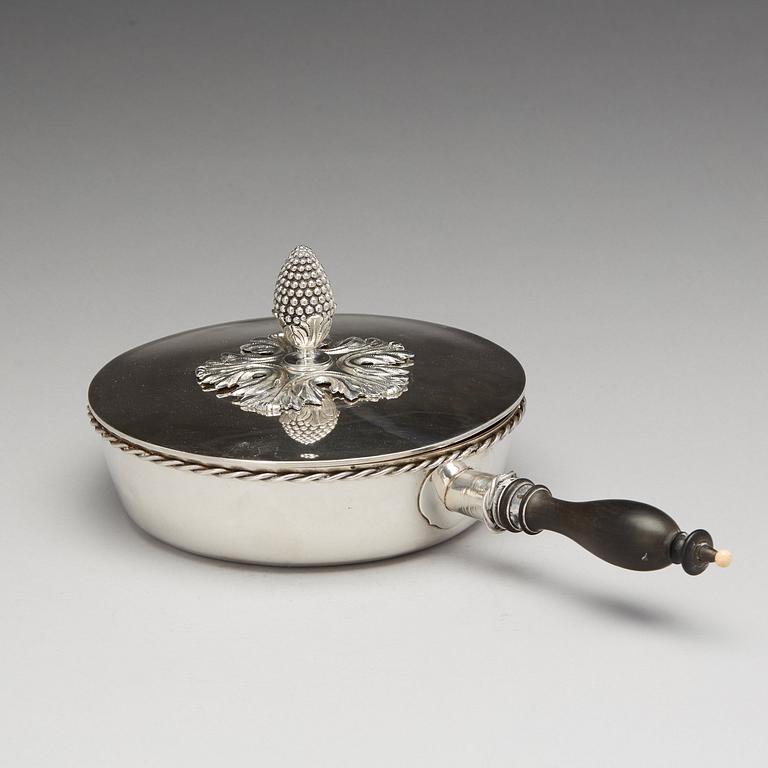 A Swedish Gustavian parcel-gilt silver carrot and cover, mark of Isak Apelquist, Stockholm 1798.