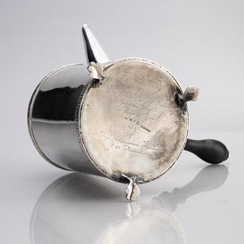A Swedish silver coffee-pot, mark of Pehr Zethelius, Stockholm 1807.
