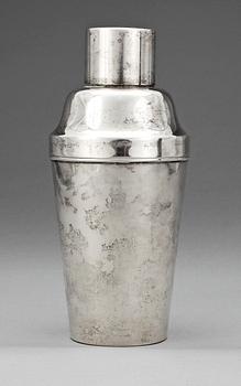 SHAKER, silver, CG Hallberg, Stockholm, 1931. Tot ca 365 gr.