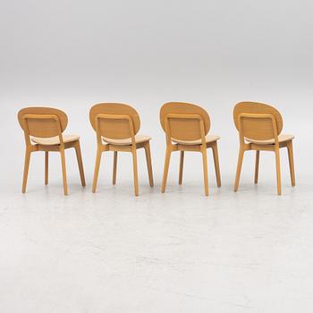 Claesson Koivisto Rune, four 'olive' chairs, Swedese.