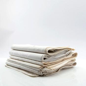 Tablecloths 5 pcs linen/damask first half of the 20th century.