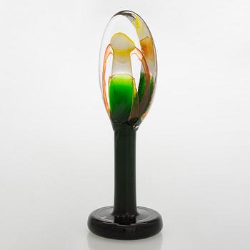 Oiva Toikka, skulptur, "Lollipop", signerad O. Toikka Iittala 2015 43/50.