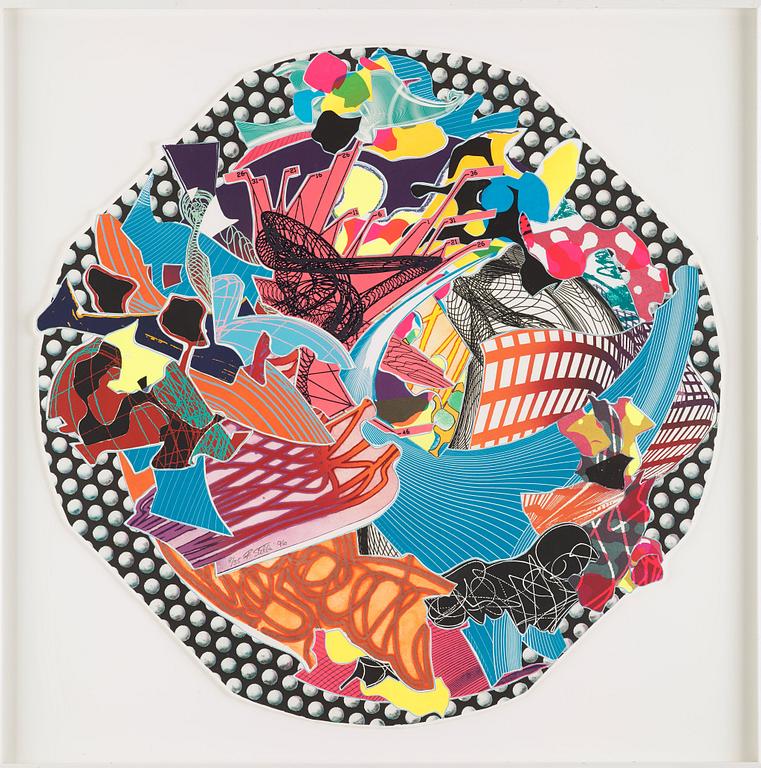 Frank Stella, "Fattiputt" from "Imaginary Places II".