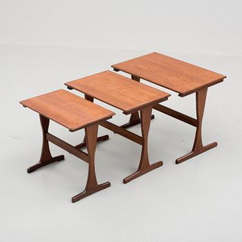 SATSBORD, 3 delar, Danmark, 1960-tal.