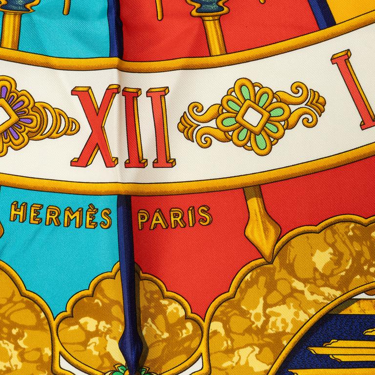 Hermès, scarf, "Carpe Diem".