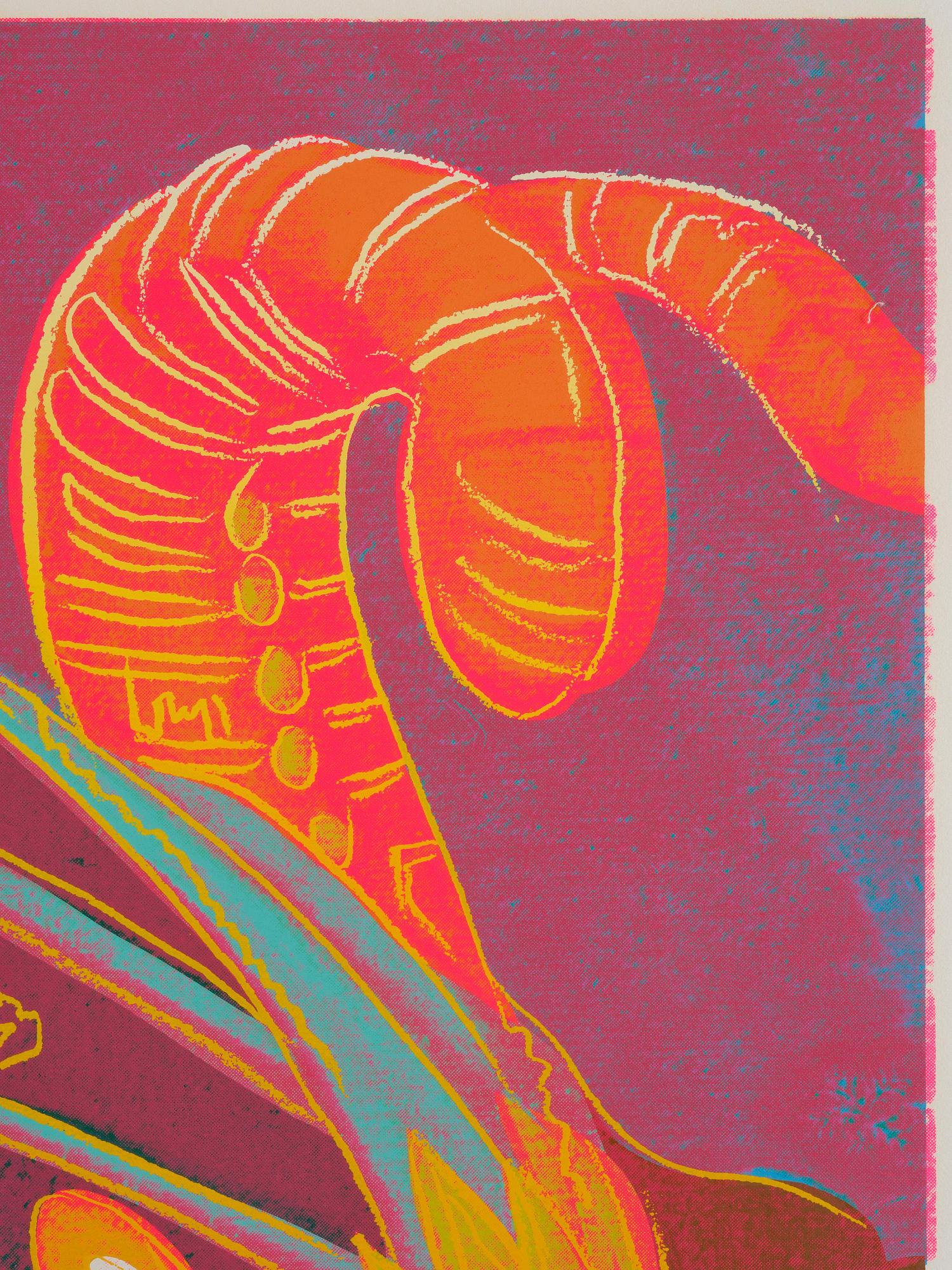 Andy Warhol, "Paolo Uccello, St. George and the Dragon", ur: "Details of renaissance paintings".