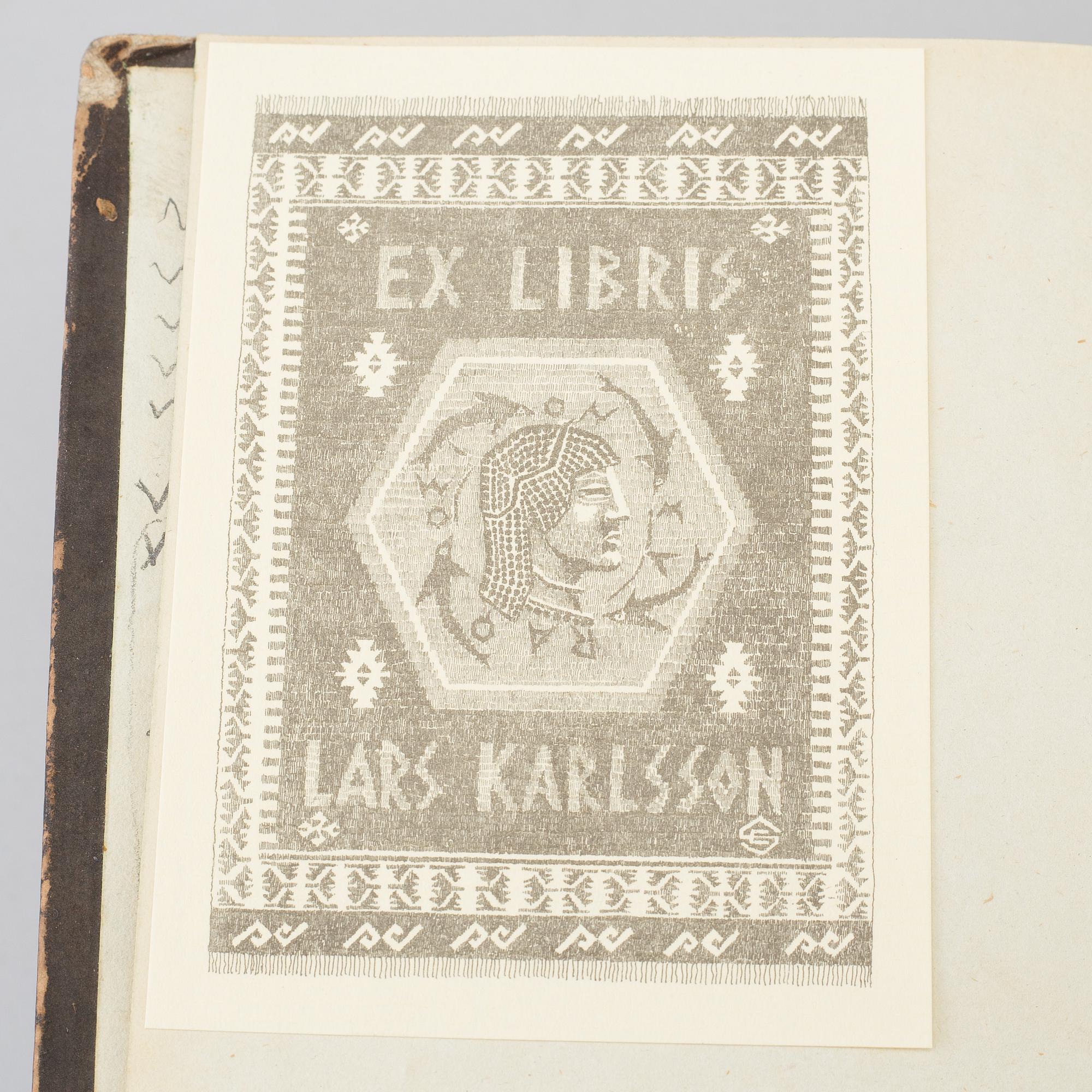 JOHAN JACOB BJÖRNSTÅHL, "Resa til Frankrike, Italien...",4 band, utg. C. Chr. Gjörwell. I-VI. (A. J. Nordström) 1780-84.