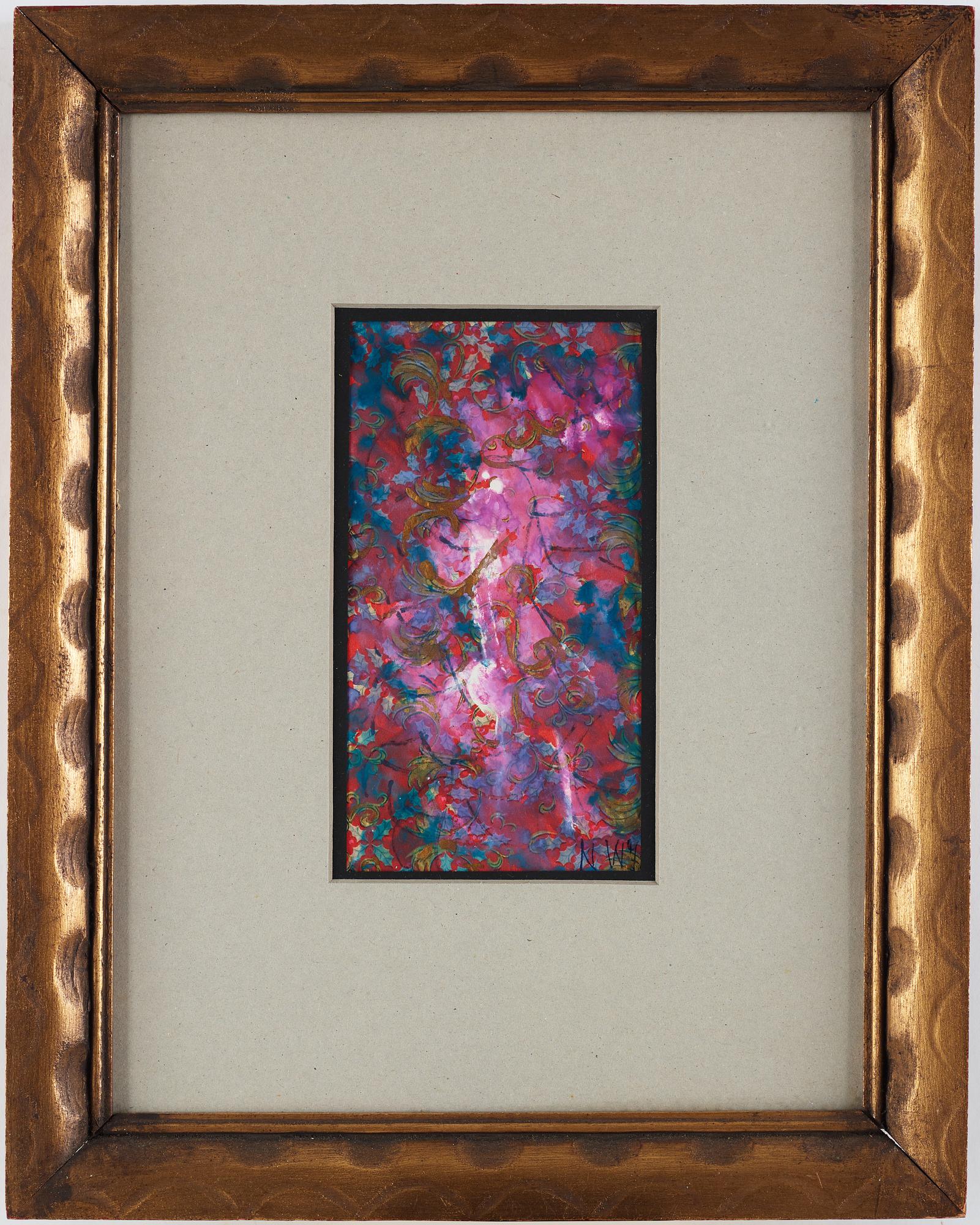 NELL WALDEN, gouche på papper, signerad och daterad -73.