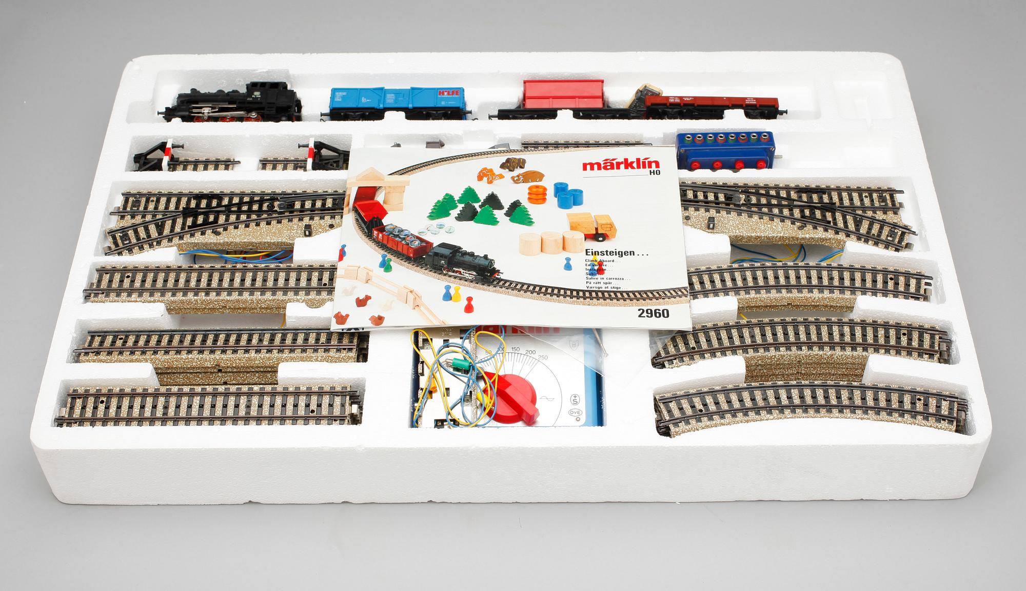 PARTI MÄRKLIN, bland annat startset "M2960", 19/2000-tal.