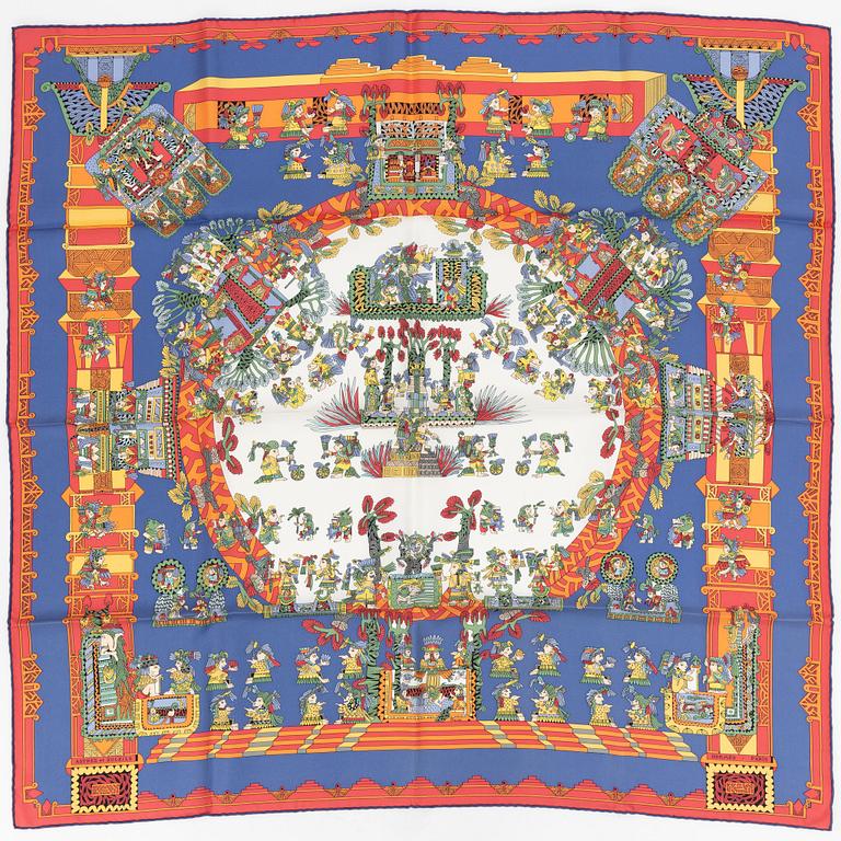 Hermès, scarf, "Astres et Soleils".