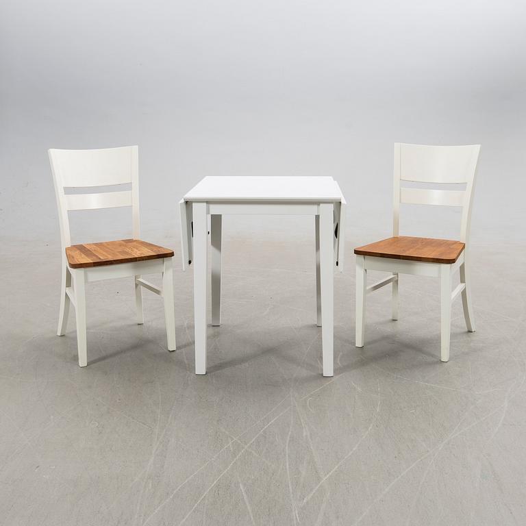 Bengt & Britt-Marie Troedsson, dining group 3 pieces, manufactured by Troeds in Bjärnum.