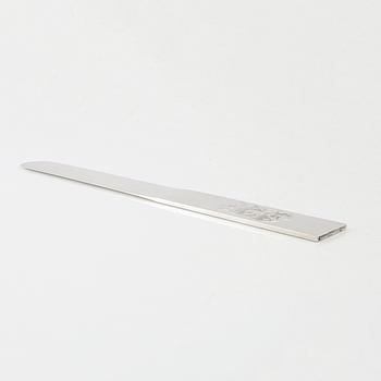 Wiwen Nilsson, letter opener in sterling silver, Lund 1951.