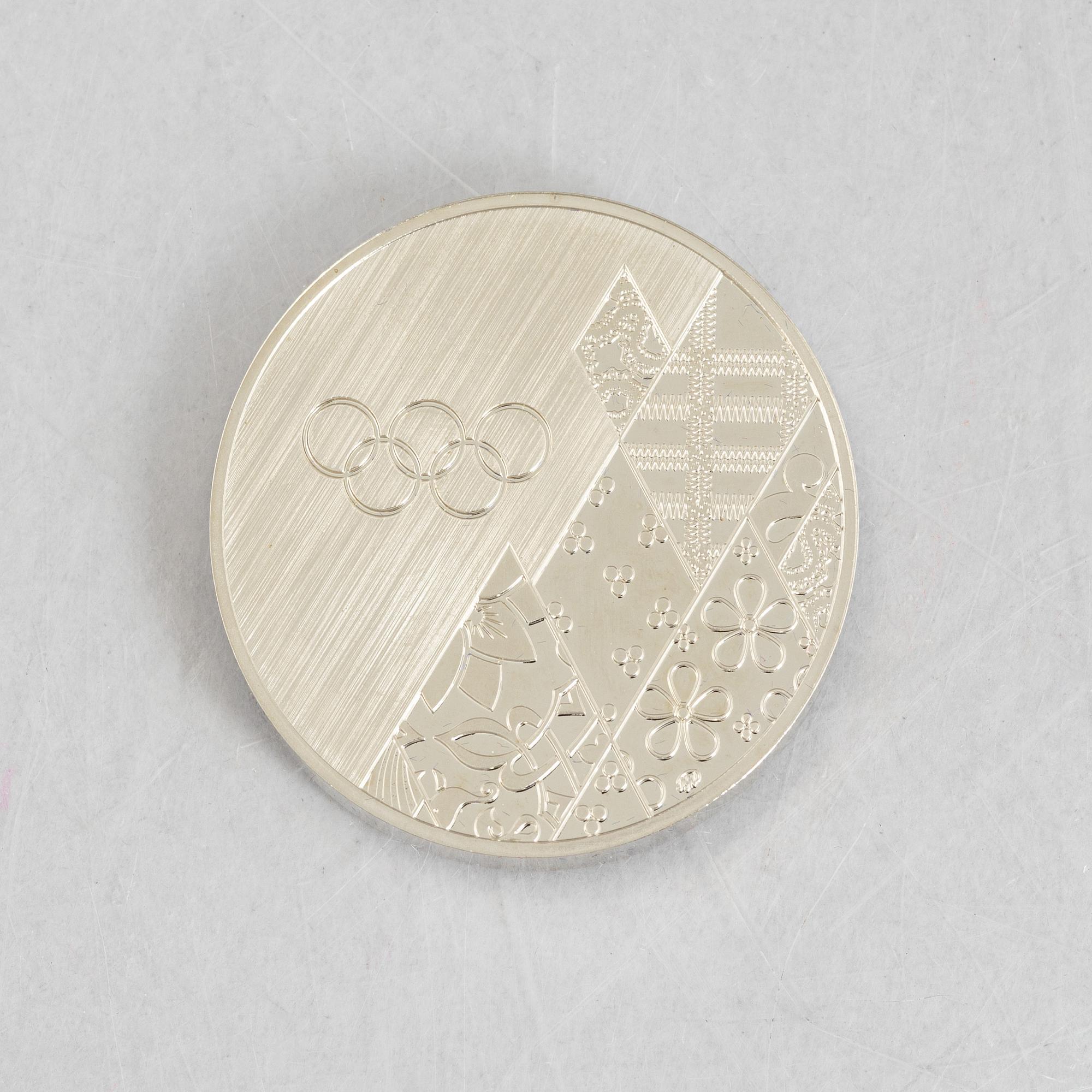 Deltagarmedalj OS Sotji 2014.